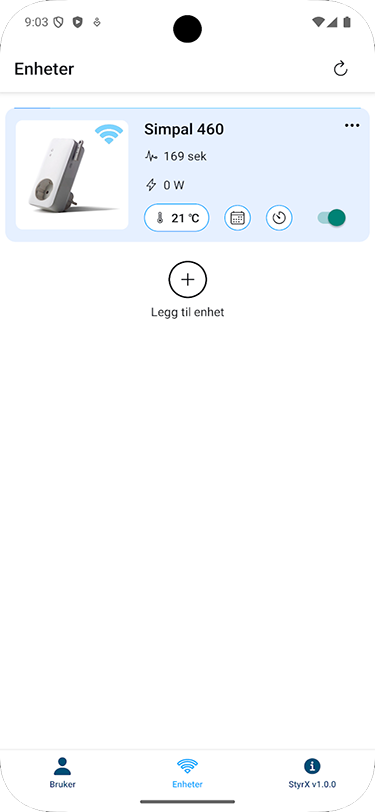 Skjermbilde av push-varsler
