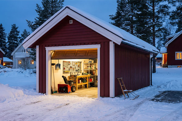 Garasje med varmestyring